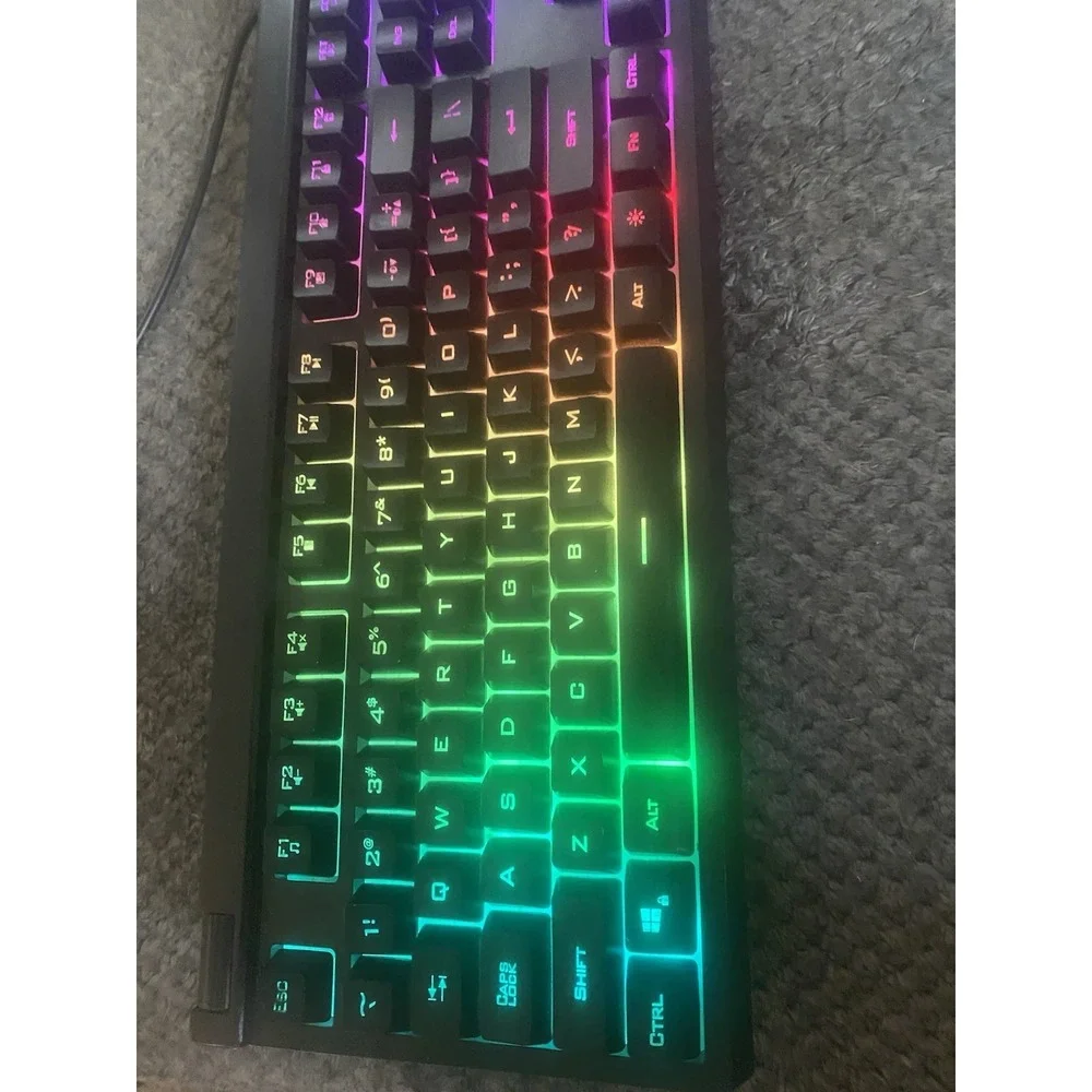 CyberPowerPC NOHI 02 RGB KB-161-104 USB Wired Gaming Keyboard - N/A - No Box
